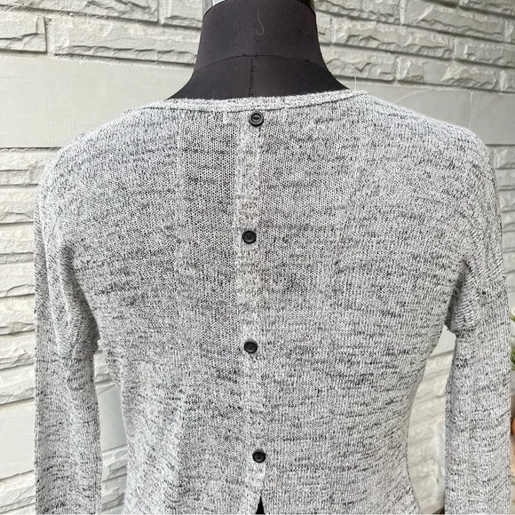 NWOT White Black Woven Open Shrug - Picture 3 of 6